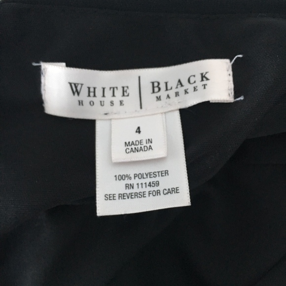 WHBM Backless Black Cocktail Dress - Picture 6 of 6